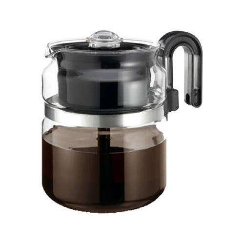 Stovetop Percolator 8 cups Clear Clear