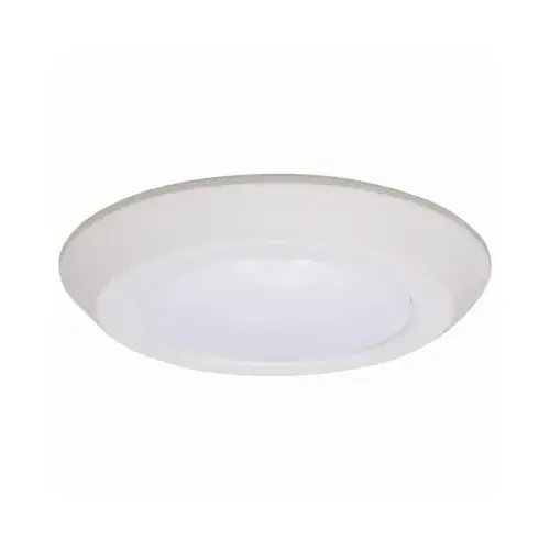 BLD 6 in. White Integrated LED Recessed Ceiling Mount Light Trim 3000K Soft White