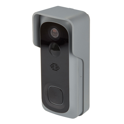 Globe Electric 50138 Video Doorbell Wi-Fi Smart Home Black/Gray ABS/Polycarbonate Wireless Black/Gray