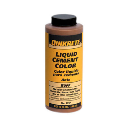 Quikrete 1317-02 Cement Colorant, Buff, Liquid, 10 oz Bottle