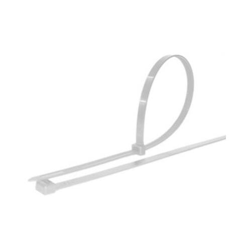 Heavy Duty Cable Tie, Nylon, White, 18-In   pack of 10