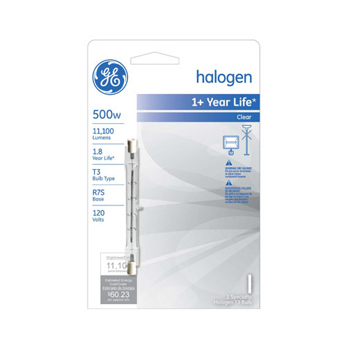 Halogen Bulb 500 W T3 Specialty 11,100 lm White Clear