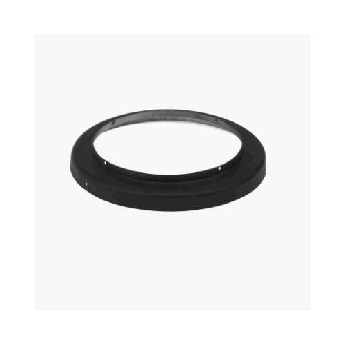 Round Finishing Collar, Black, Matte - pack of 4