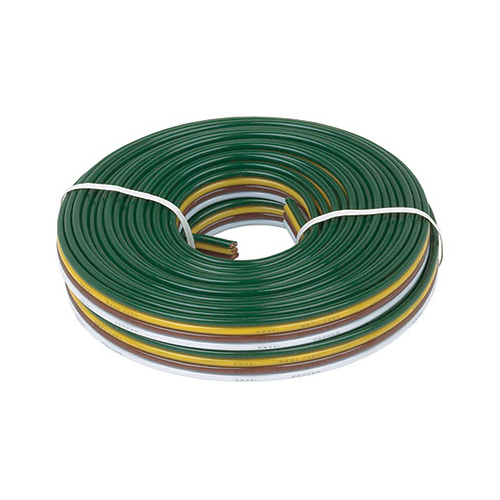 Bonded Wire, 16/18 AWG Wire, Copper Conductor, 25 ft L Multicolored