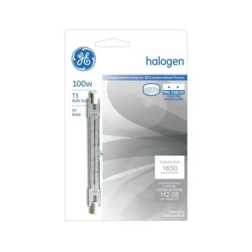 Halogen Bulb 100 W T3 Tubular 1,500 lm Warm White Clear - pack of 5