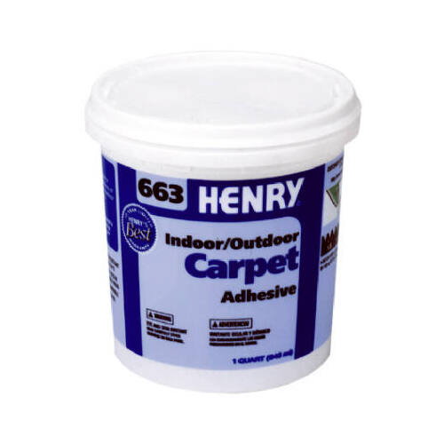 Adhesive 663 Outdoor Carpet High Strength Latex 1 qt Beige