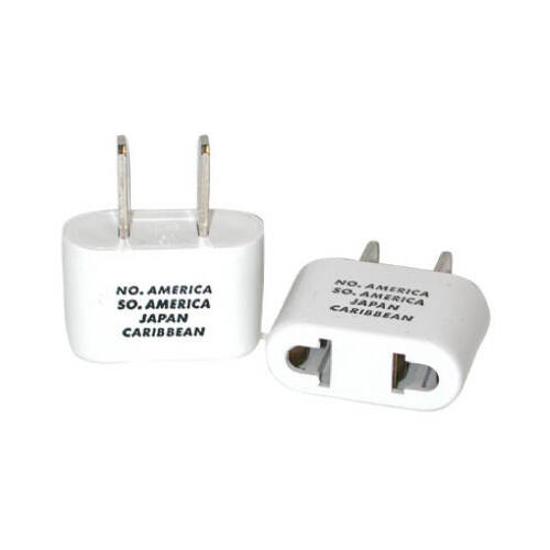 Adapter Plug In Type A, Type B For Worldwide White