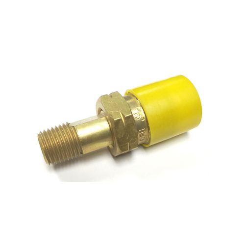 Propane Adapter Fitting, 1/4 in POL x MPT, Brass