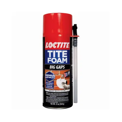 Foam Sealant Tite Foam White Polyurethane Big Gaps 12 oz White