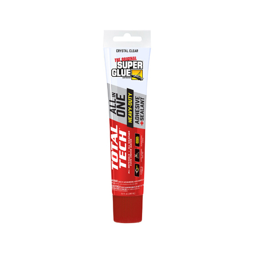 The Original Super Glue 11711004 Construction Adhesive Sealant Total Tech 4.2 oz Clear
