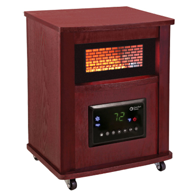 Comfort Zone CZ2032C Heater w/Remote 150 sq ft Infrared Digital Brown