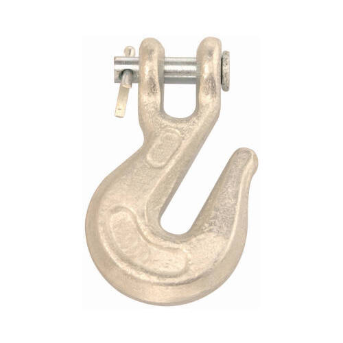 Clevis Grab Hook, 1/2 in, 9200 lb Working Load, 43 Grade, Steel, Zinc