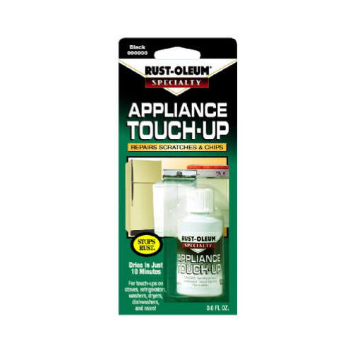 Appliance Touch-Up Paint Specialty Gloss Black 0.6 oz Black