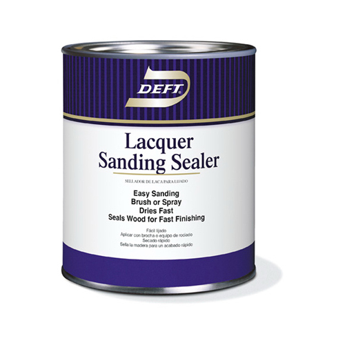 Deft DFT015/04 Sanding Sealer, Clear, Liquid, 1 qt, Can
