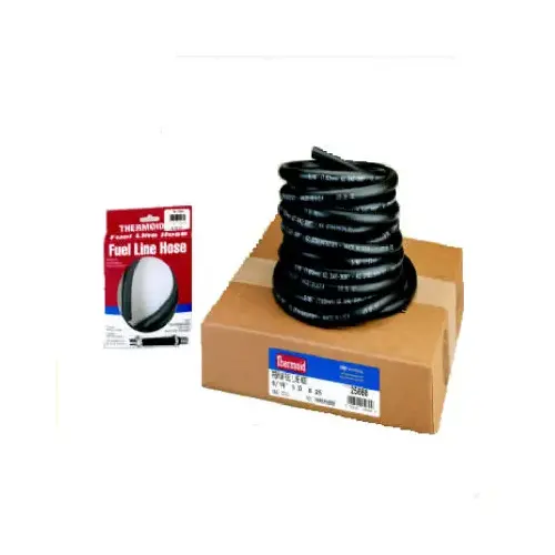 Thermoid 25060 1/4 In. ID x 25 Ft. L. Bulk Fuel Line Hose Black