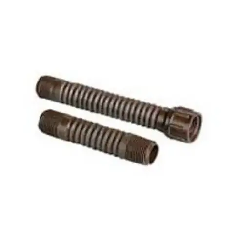 Underground Sprinkler Multi-Flex Riser, 1/2 MIP x 1/2 FIP x 6 In. Brown