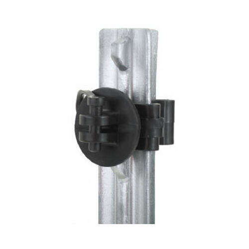 Dare 255025 Electric Fence TPost Insulator Black Black