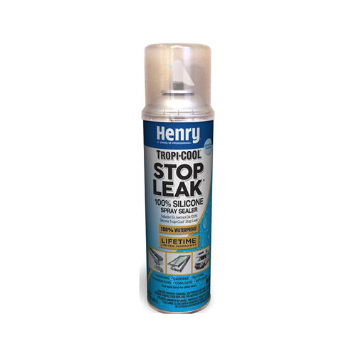 HENRY HE880C025-XCP12 880 Tropi-Cool Series Silicone Spray Sealer, Clear, Liquefied Gas, 14.1 oz Canister - pack of 12