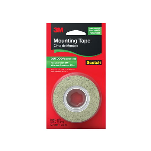 Shrink Film Mounting Tape Clear Outdoor 1/2" W X 500" L Clear