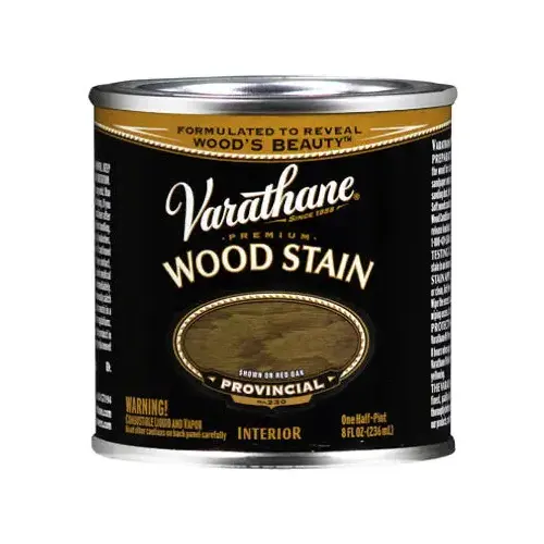 Wood Stain Semi-Transparent Provincial Oil-Based Urethane Modified Alkyd 0.5 pt Provincial