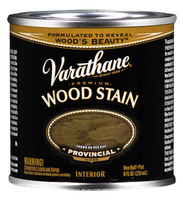 Varathane 211794 Wood Stain Semi-Transparent Provincial Oil-Based Urethane Modified Alkyd 0.5 pt Provincial