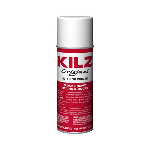 KILZ 10044 Aerosol Primer/Sealer Original White Flat Oil-Based 13 oz White
