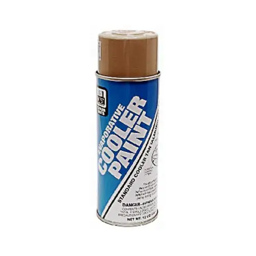 Cooler Spray Paint, Almond/Standard Tan, For: Evaporative Cooler Purge Systems - pack of 12