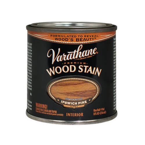Wood Stain Semi-Transparent Ipswich Pine Oil-Based Urethane Modified Alkyd 0.5 pt Ipswich Pine