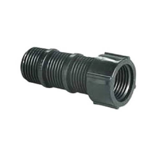 Cut-Off Riser Extension, 1/2 in Connection, 2-1/2 in L, FPT x MIPT, Polyethylene, Black