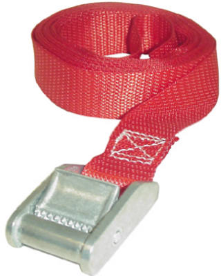 Keeper 85213 Lashing Strap, Fully Adjustable, Red Pair