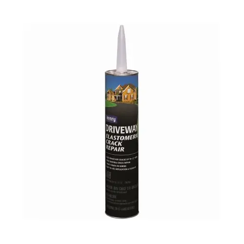 HENRY HE308004 HE308 Series Driveway Crack Repair, Liquid, Black, Slight, 10.1 oz Cartridge
