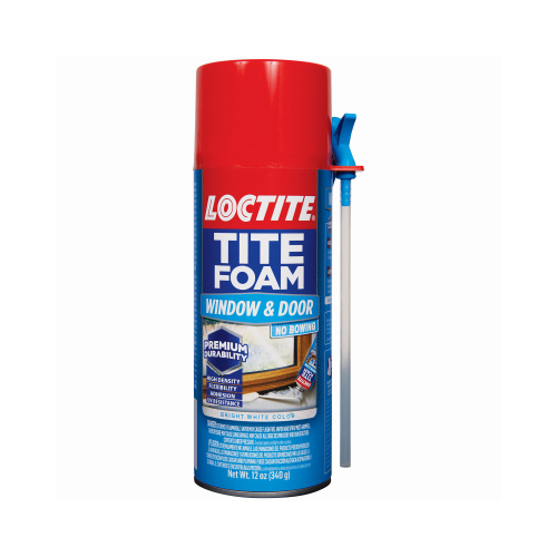 Loctite 2243625-XCP12 Foam Sealant Tite Foam White Polyurethane Window and Door 12 oz White - pack of 12