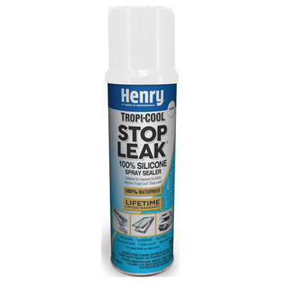 HENRY HE880W025 880 Tropi-Cool Series Silicone Spray Sealer, White, Liquefied Gas, 14.1 oz Canister