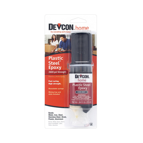 Devcon 62345 General-Purpose Epoxy, Liquid, Black, 0.84 fl-oz Syringe