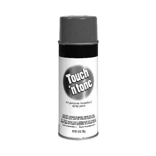 Spray Paint Touch n Tone Flat Flat Gray Primer 10 oz Flat Gray Primer - pack of 6