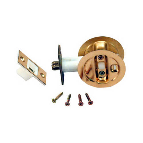 Privacy Lock, US3 Brass, 2-3/8 in Backset