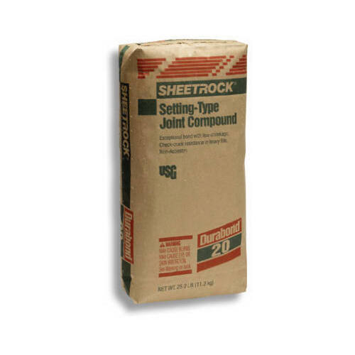 USG 381110 Durabond Joint Compound, Powder, White, 25 lb