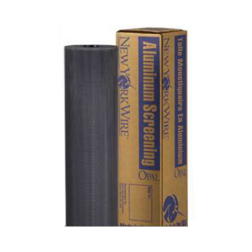 New York Wire FCS9418-M Screen Wire, 100 ft L, 36 in W, Aluminum, Charcoal