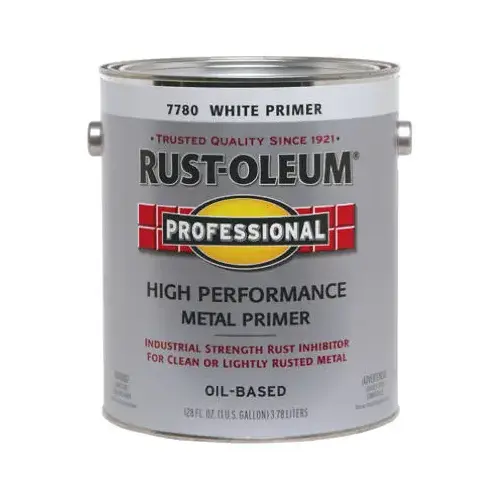 PROFESSIONAL Clean Metal Primer, Flat, White, 1 gal, Pail