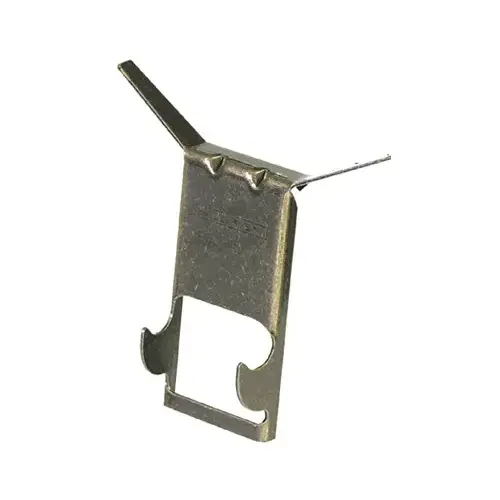 Picture Hanger AnchorWire Brass-Plated Gold Brick 30 lb Brass-Plated Pair