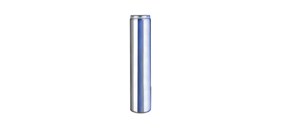 キヨ レトルト LEVEL1.2.3collection SELKIRK 208036U Chimney Pipe, 10 in OD, 36 in L, Stainless
