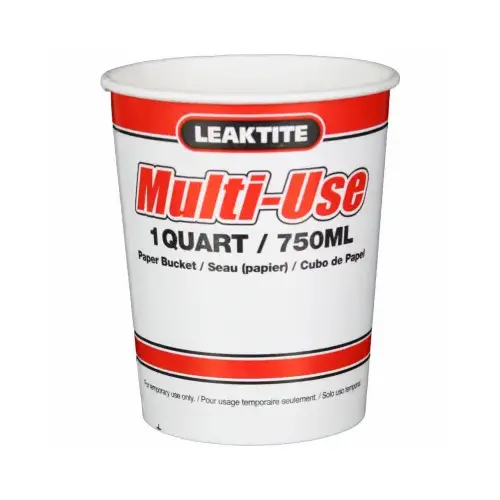 Leaktite P01Q002T500 Paint Pail Liner Multicolored 1 qt Multicolored