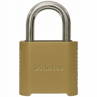 Master Lock Company 175D Padlock 175D 2-9/10" H X 1" W X 2" L Steel Double Locking Brass