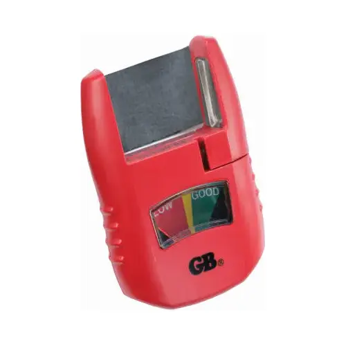 GB GBT-3502 T-3502 Battery Tester, Analog Display, Red