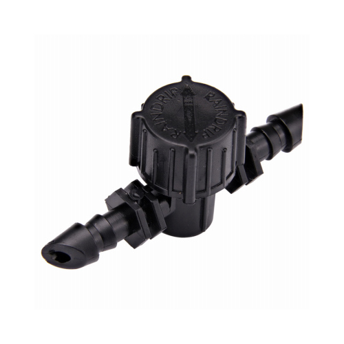 Raindrip 612010B Drip Irrigation Valve Connector 1/4" Barbed