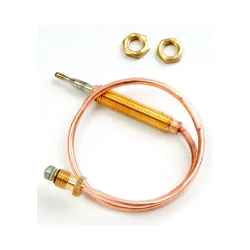 THERMOCOUPLE LEAD 12.5IN BRASS Gold