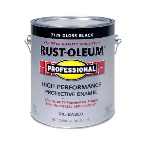 PROFESSIONAL Protective Enamel, Gloss, Black, 1 gal Can