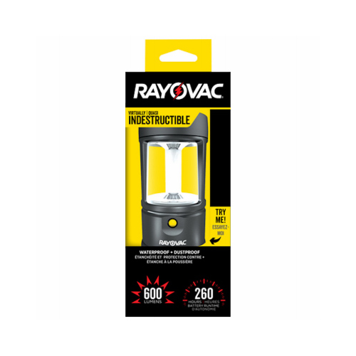 Rayovac DIYLN3D-BXB Lantern Workhorse 600 lm Black Black