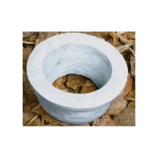 Sewer Hose Seal, 3 in ID, Sponge Gray