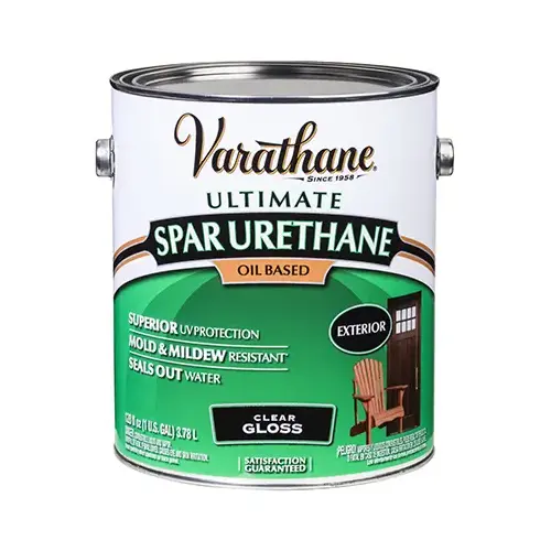 Ultimate Spar Urethane Paint, Gloss, Liquid, Clear, 1 gal, Can